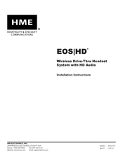 HM Electronics BASE6200 Installation Instructions Manual