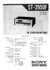 Sony ST-2950F Service Manual