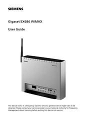 Siemens Gigaset SX686 WiMAX User Manual