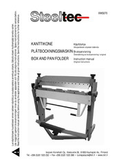 STEELTEC XWS070 Instruction Manual