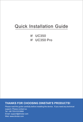 Dinstar UC350 Quick Installation Manual