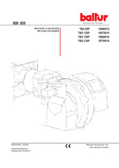 baltur TBG 150P User Instruction Manual