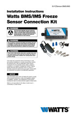 Watts IS-FZSensor-BMS/IMS Installation Instructions Manual