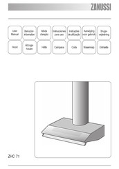 Zanussi ZHC 71 User Manual