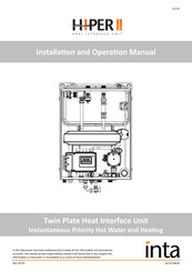 Inta HIPER2TPSZ80 Installation And Operation Manual