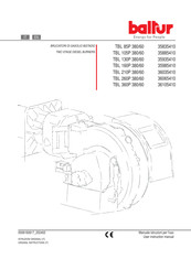 baltur TBL 210P User Instruction Manual