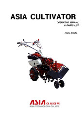 ASIA TECHNOLOGY AMC-600M Operating Manual & Parts List