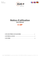 CLiC-iT C-ZiP LOCK XTREM User Manual