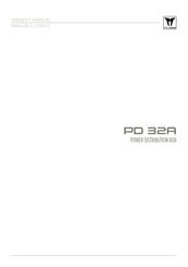 TT+ AUDIO PD 32A Owner's Manual