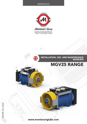 Montanari Group MGV25100603B500 Installation, Use And Maintenance Manualbook