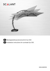 SCALANT Sun 350 Installation Instructions Manual