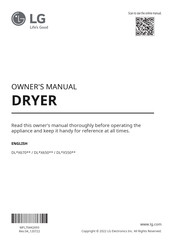 LG WM6700HBA-DLGX6701B Owner's Manual