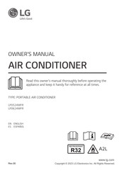 LG LP0624WFR Owner's Manual