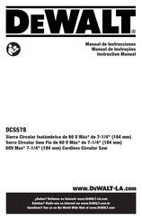 DeWalt DCS578B-B3 Instruction Manual