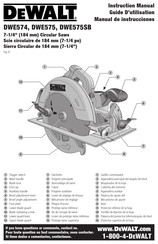 DeWalt DWE575-CA Instruction Manual