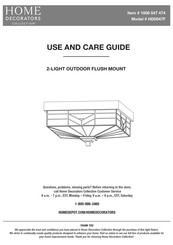 Home Decorators Collection HD0547F Use And Care Manual