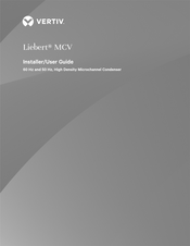Vertiv Liebert MCV430 Installer/User Manual