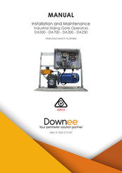 Downee DA Series Installation And Maintenance Manual