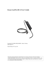 GMGA MEASURING Kvaser Leaf Pro HS v2 User Manual