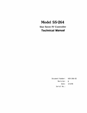 ZETACO SS-264 Technical Manual