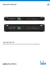 LAB lake LMX 88 Operation Manual