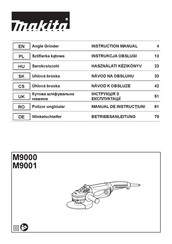 Makita M9001 Instruction Manual