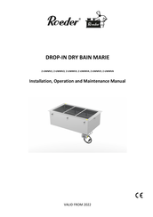 Roeder Z-UWMV1 Installation, Operation And Maintenance Manual