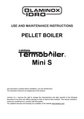 LAMINOX IDRO Termoboiler Mini S Use And Maintenance Instructions