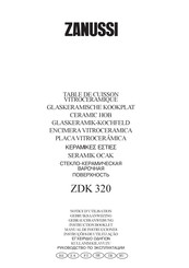 Zanussi ZDK320 Instruction Booklet