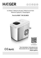 HAEGER Pure Ice INOX IM-12S.005A User Instructions