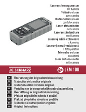 J.C. SCHWARZ JEM 100 Original Instructions Manual