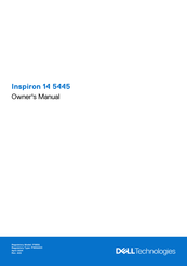 Dell Inspiron 14 5445 Owner's Manual