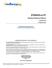 inforce SYS644X P1 Series Hardware Reference Manual