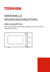 Toshiba MW2-MG20PF Instruction Manual