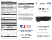 SMART-AVI SM-UHS-4S Quick Start Manual