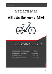 Denver Villette Extreme MM User Manual