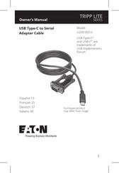 Eaton TRIPP LITE U209-005-C Owner's Manual