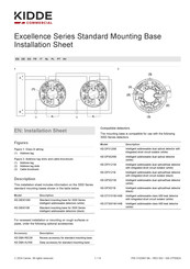Kidde Excellence E-DB3010B Installation Sheet