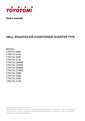 Toyotomi CTN/CTG-356BV User Manual