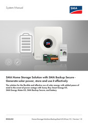 SMA SUNNY BOY SMART ENERGY SBSE3.8-US-50 System Manual