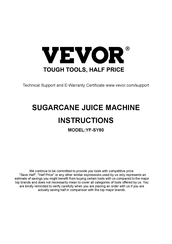 VEVOR YF-SY80 Instructions Manual