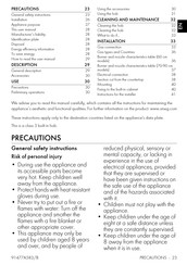 Smeg PV395LCN Manual