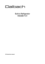 Dalbach KSG88-F-01 Instruction Manual