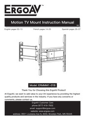 ErgoAV ERMMM1-01 B Instruction Manual