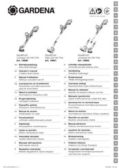 Gardena AquaBrush Compact 02/18V P4A Operator's Manual