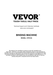 VEVOR STD12A Instruction Manual