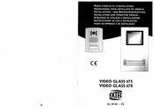 Extel VIDEO GLASS 675 Installation And Operation Manual