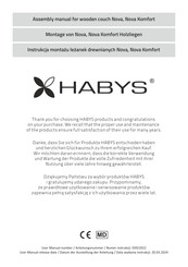 HABYS Nova Komfort Assembly Manual