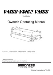 Baroness VM66 Owner's Manual