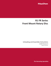 MacDon R116 FR Unloading And Assembly Instructions